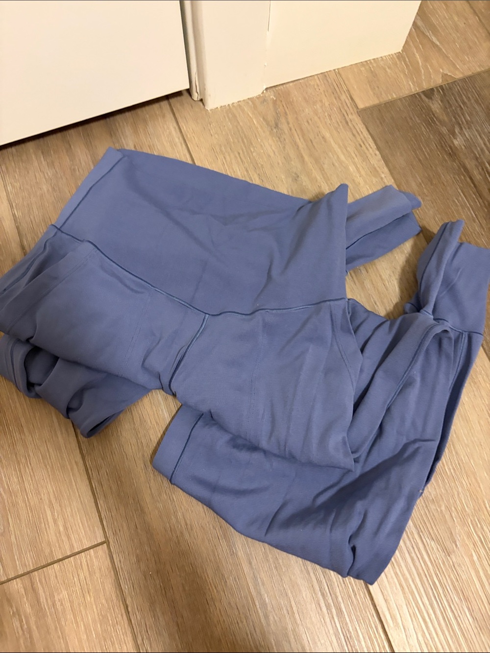 aerie Dusty Blue High-Waist Track Joggers